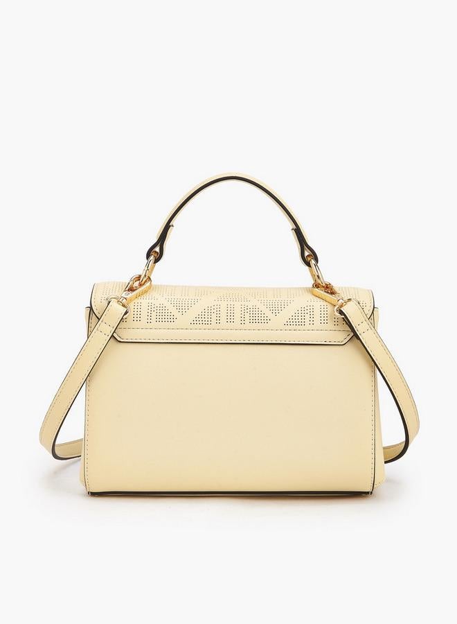 ايل حقيبة كروس بودي بنقش مقصوص بالليزر مع حزام قابل للفصل - Image 5